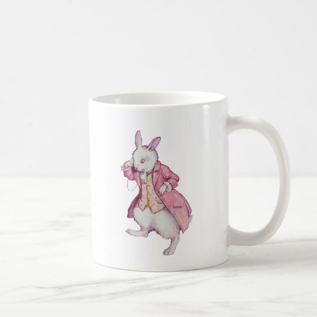 ALICE'S CHARMING WHITE RABBIT KAFFEMUGG (Höger)