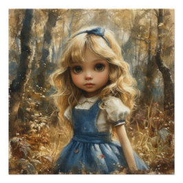 Alices fantasifulla resa: Underlandets nycker Perfect Poster