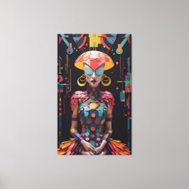 Alice's New Aeftermiddag Tea Party - Ken Gage Art Canvastryck