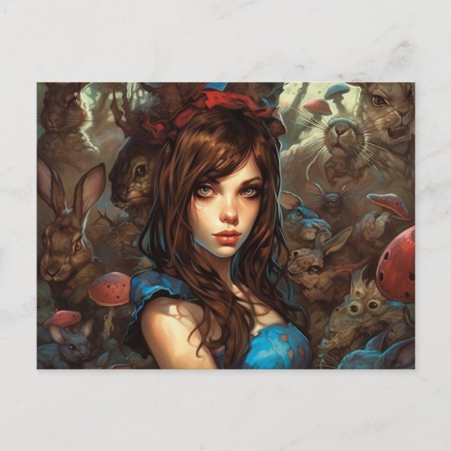 Alice's Nightmare Vykort (Framsida)