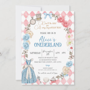 Alice's Onederland, Flickans första Födelsedagsfes Inbjudningar