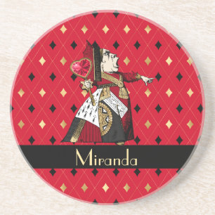 Alice's Queen of Hearts in Red Personlig Underlägg