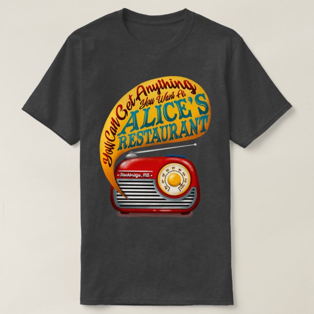 Alices Restaurant T Shirt (Design framsida)