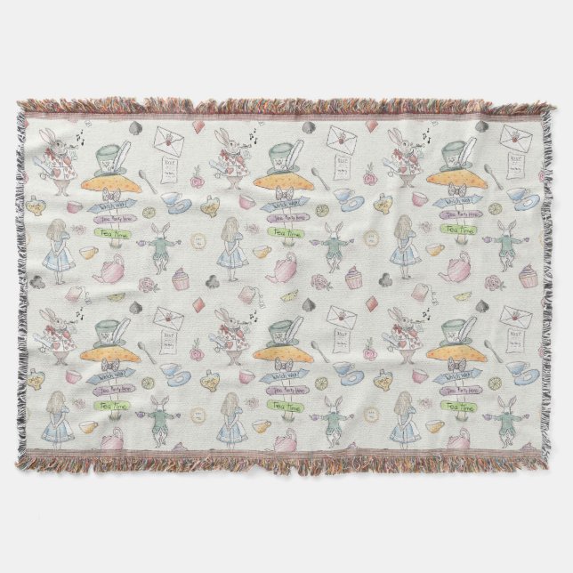 Alice's Tea Party Filt (Framsidan)