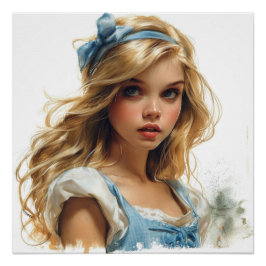 Alices Underland Underfundiga Förtjusning: Underla Perfect Poster