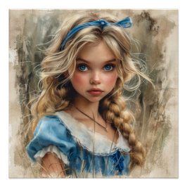 Alices Whirlwind-Wonderland: Wonderland Whimsy Perfect Poster