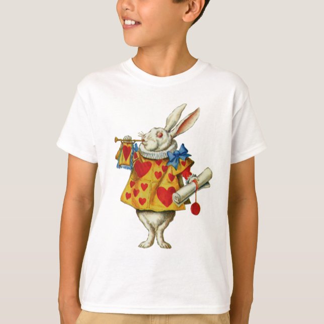 ALICE'S WHITE RABBIT TRÖJA (Framsida)