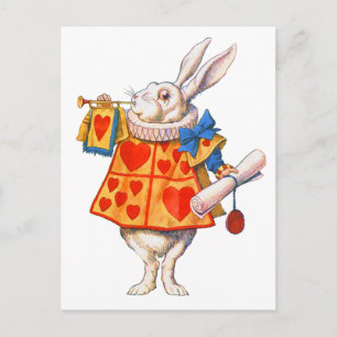 ALICE'S WHITE RABBIT VYKORT