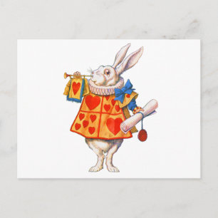 ALICE'S WHITE RABBIT VYKORT