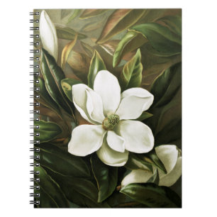 Alicia H. Laird: Magnolia Grandflora Anteckningsbok Med Spiral