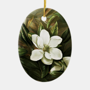 Alicia H. Laird: Magnolia Grandflora Julgransprydnad Keramik