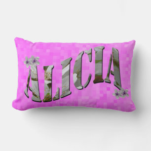 Alicia känd logotyp, lumbarkudde