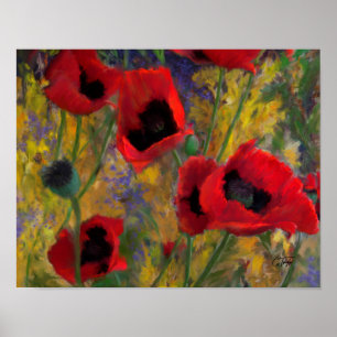 Alicias poppies poster