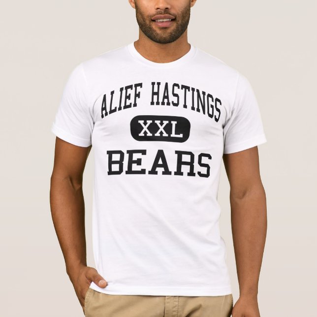 Alief Hastings - björnar - kick - Houston Texas T Shirt (Framsida)