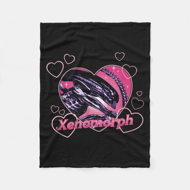 Alien 3 Valentine's Day Loving Xenomorph Heart Rtr Fleecefilt (Framsidan)