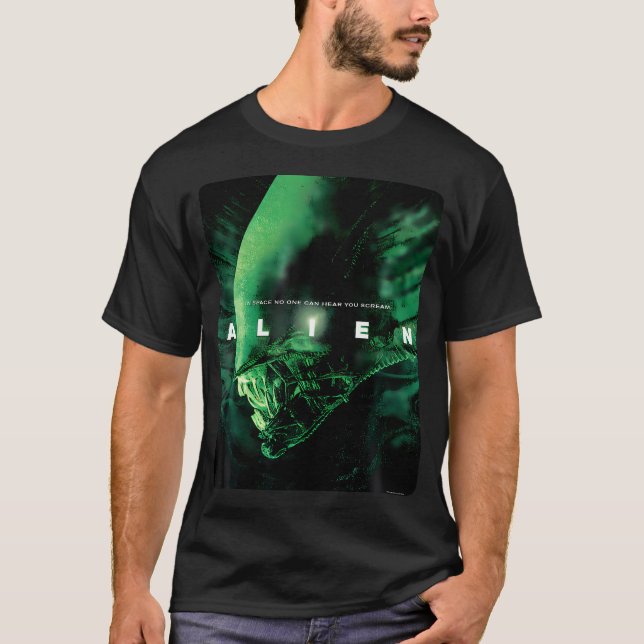 Alien 45:e årsdagen Xenomorph 1979 Film Poster T Shirt (Framsida)