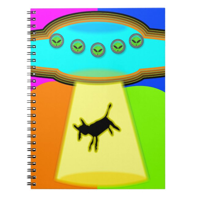 Alien Abduction Anteckningsbok (Framsidan)