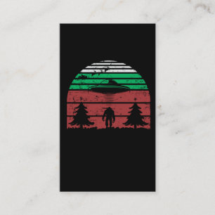 Alien Abduction Bigfoot UFO Sci Fi Älskare Visitkort