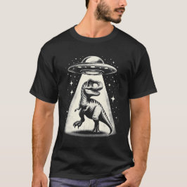 Alien Abduction Dinosaur T Shirt