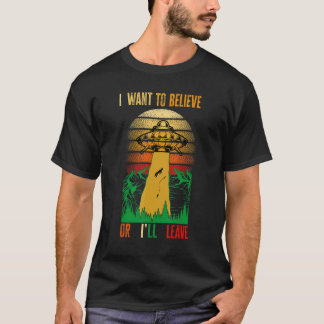 Alien Abduction Fishman på mitt område T Shirt
