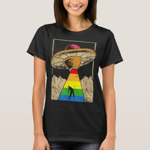 Alien Abduction Gay pride Gaylien Lgbt T Shirt