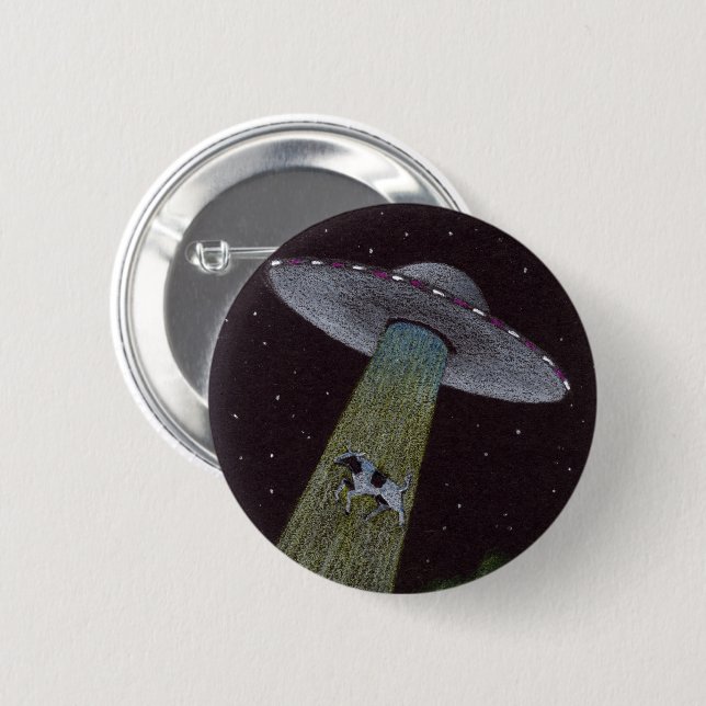 Alien Abduction Knapp (Framsida & baksida)