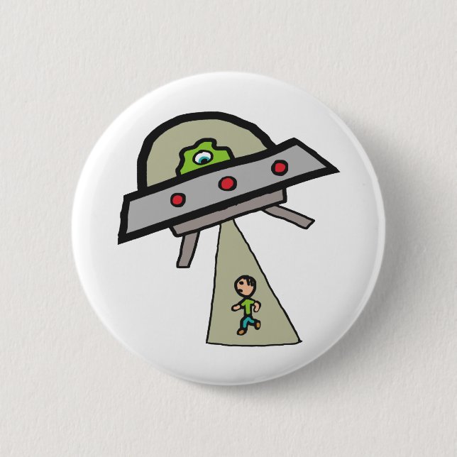 Alien Abduction Knapp (Framsida)