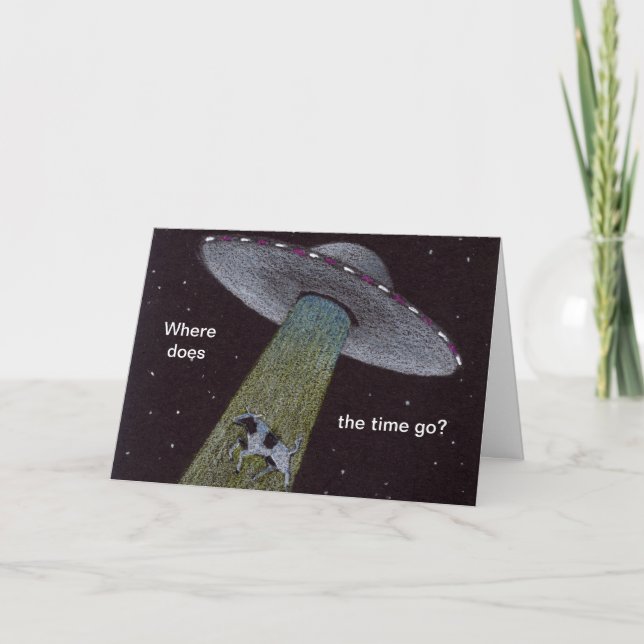 Alien Abduction Kort (Framsida)