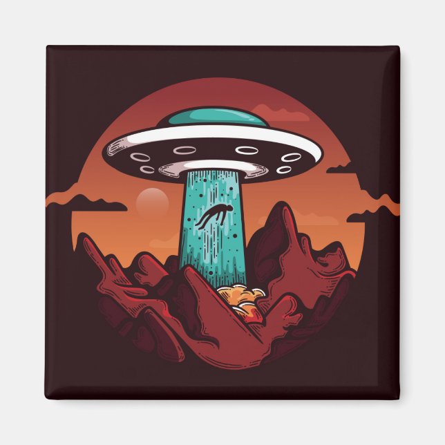 Alien Abduction Magnet (Framsidan)