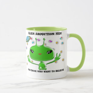 Alien Abduction Mugg för dem som vill tro