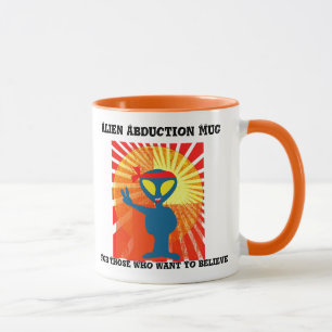 Alien Abduction Mugg för dem som vill tro