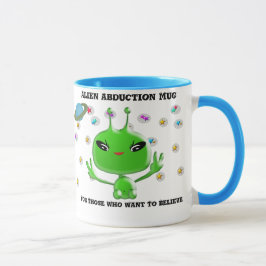 Alien Abduction Mugg för dem som vill tro
