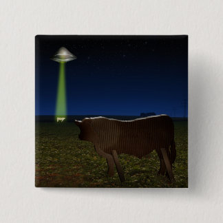 Alien Abduction of Fake Cows in the Pasture Knapp