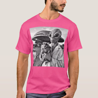 Alien Abduction Possum Ufo Possum Meme Funnyfits70 T Shirt
