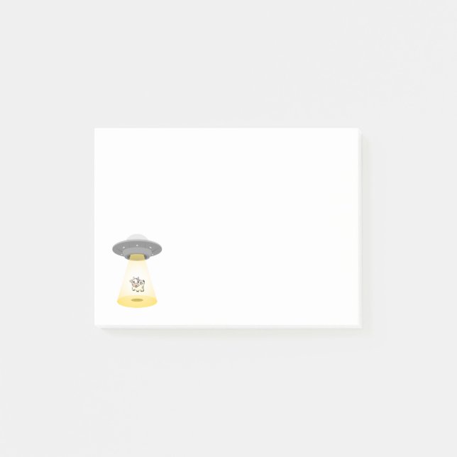 Alien Abduction Post-it Block (Framsida)