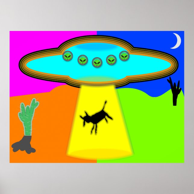 Alien Abduction Poster (Framsidan)