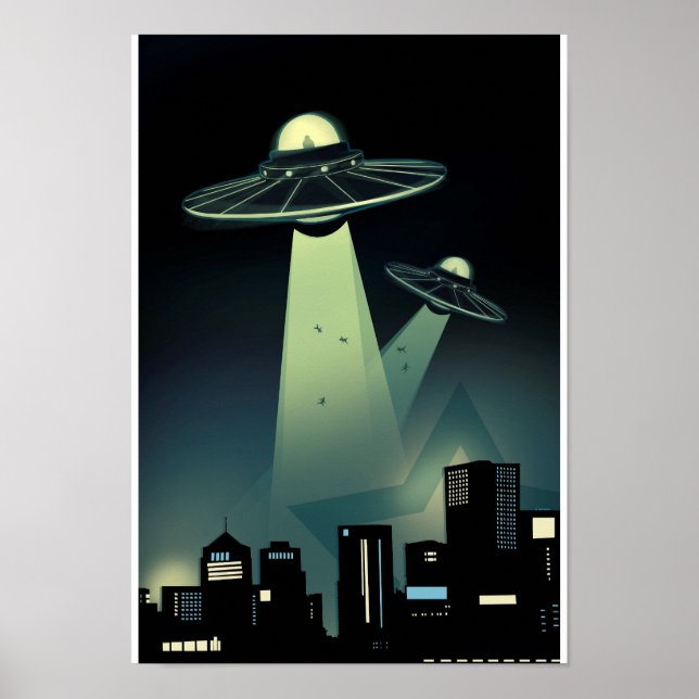 Alien Abduction Poster större (Framsidan)