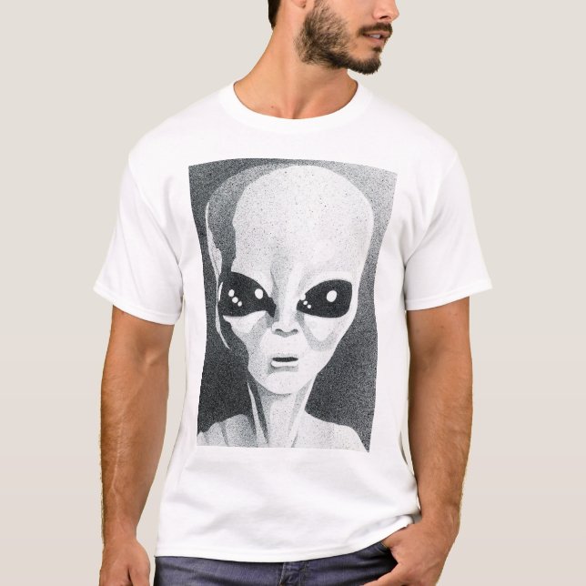 Alien Abduction Shirt T Shirt (Framsida)