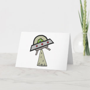 Alien Abduction UFO Flies Saucer Kort