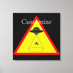 Alien Abduction UFO Thunder_Cove Canvastryck