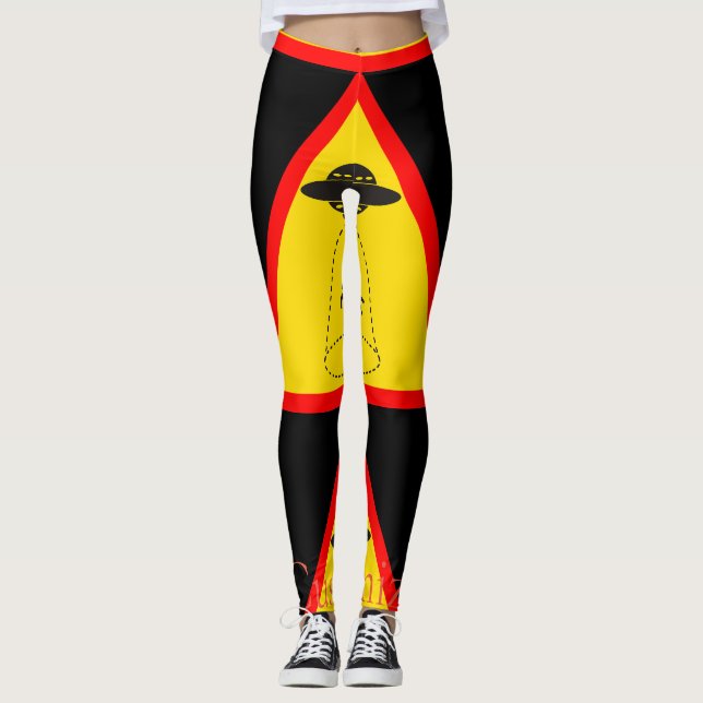 Alien Abduction UFO Thunder_Cove Leggings (Framsida)