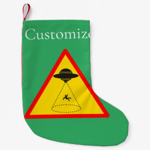 Alien Abduction UFO Thunder_Cove Liten Julstrumpa