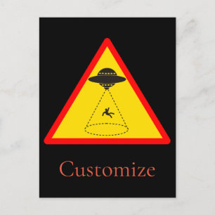 Alien Abduction UFO Thunder_Cove Vykort