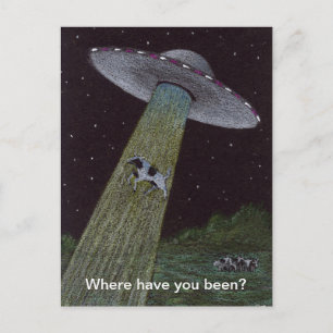 Alien Abduction Vykort
