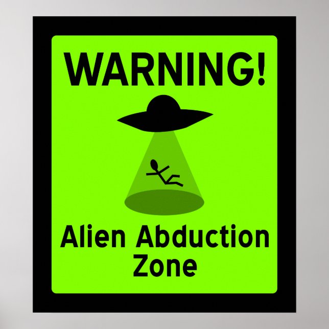 Alien Abduction Zon Poster (Framsidan)