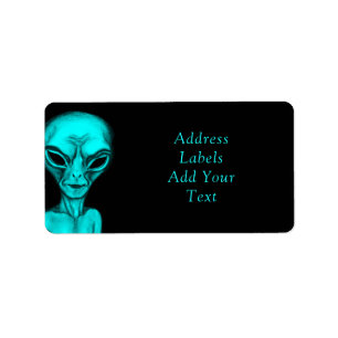 Alien Adressetikett