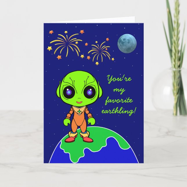 Alien All Occasion card by Jo Images Meddelande (Framsida)