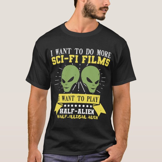 Alien Älskare-gåva T Shirt (Framsida)
