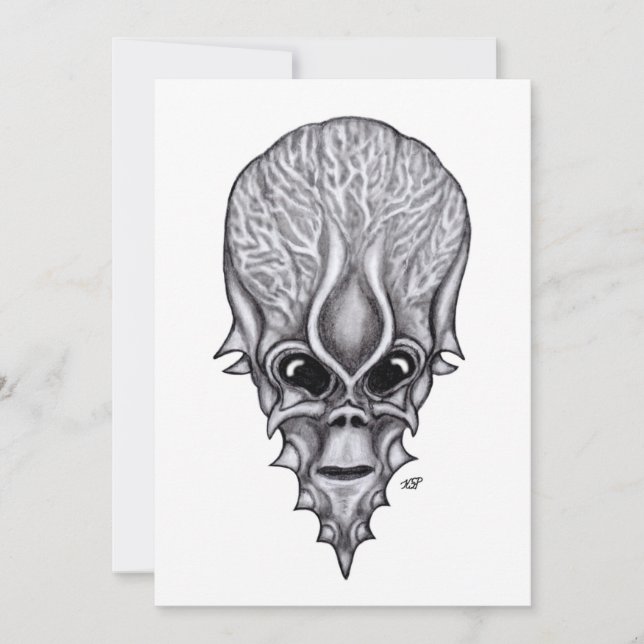 Alien Ansikte , afrikansk återuppbyggnad av hullfe (Framsida)