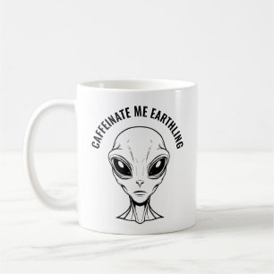 Alien Ansikte Kaffemugg